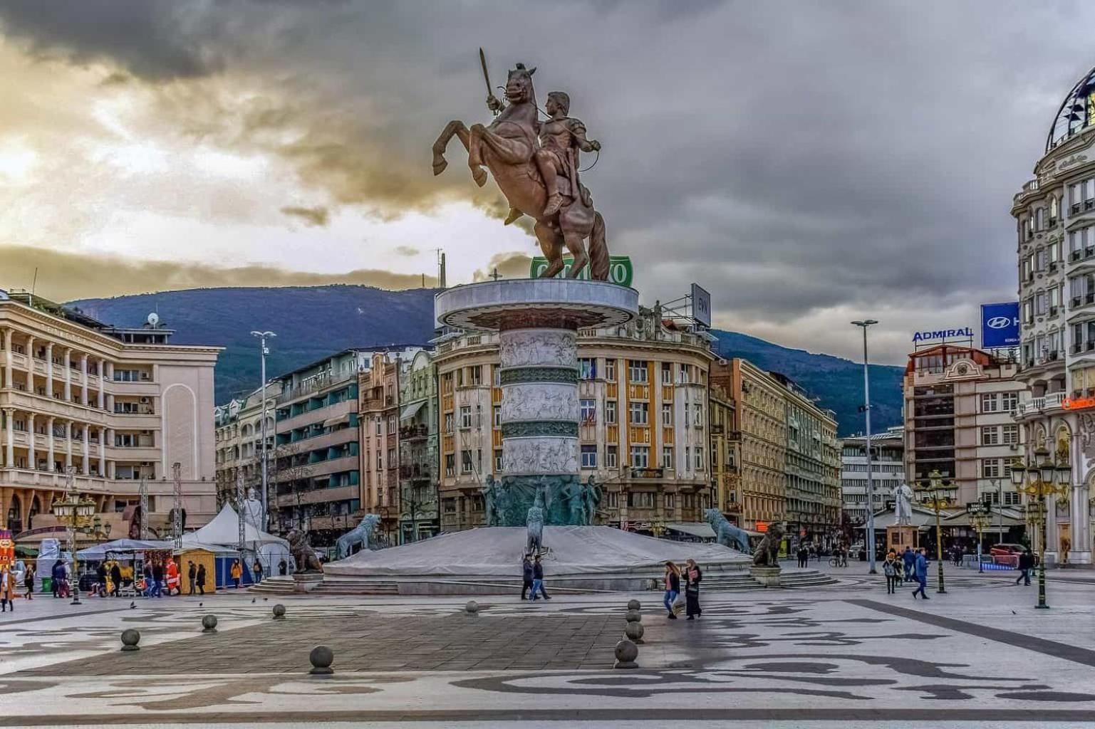 Grand Central Apartment Skopje Esterno foto